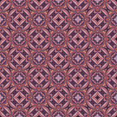 Geometric seamless pattern, ornament, abstract colorful background, fashion print, vector texture for fabric, textile, decoration.