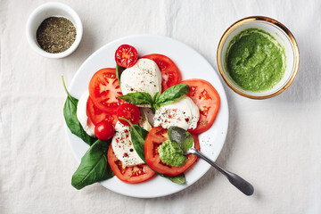 Caprese salad.