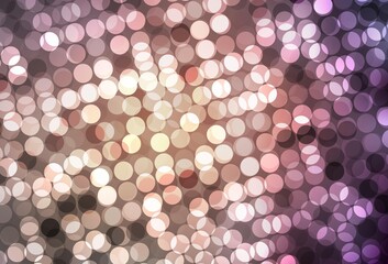 Dark Pink vector background with spots.