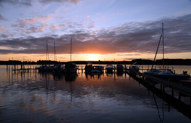 Abend am Schwielochsee