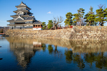 Naklejka premium 国宝 松本城