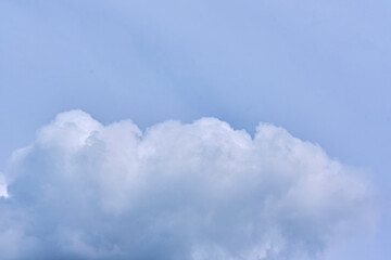 beautiful cumulus clouds. general plan. day light