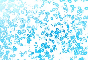 Light Blue, Yellow vector layout with circle shapes.