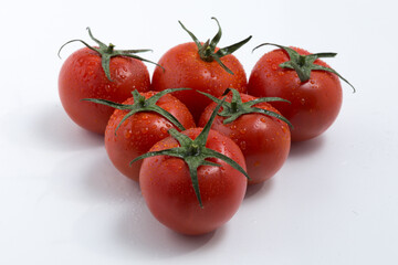 Ripe cherry vine tomatoes