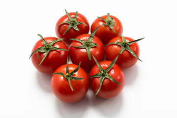 Ripe cherry vine tomatoes