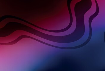 Dark Blue, Red vector blurred bright texture.