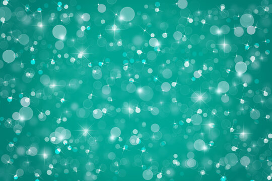 Abstract teal blue Christmas winter background