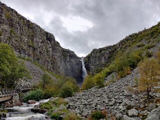 landscape in the mountains (fulufjället zweden)