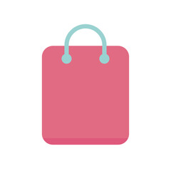 shopping bag with pink color