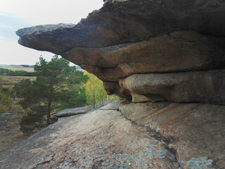 rocks in the mountains