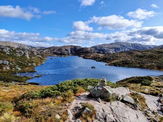 Fototapeta premium lake and mountains (Norway)