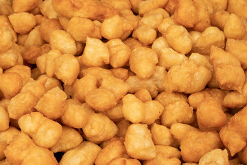 Close up Chinese Donut pattern background