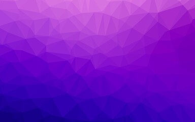 Light Purple vector triangle mosaic texture. An elegant bright illustration with gradient. Brand new style for your business design.