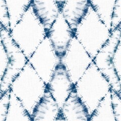 Tie dye seamless tile pattern. Watercolor pattern design on subtle white fabric texture.