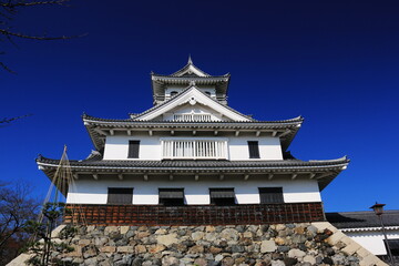 Fototapeta premium 日本の秋 滋賀県長浜市 長浜城