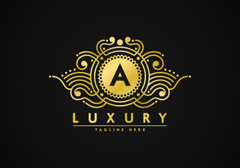 Letter A Luxury Logo