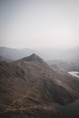 Mountain landscape in the morning
