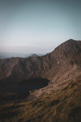 mount Snowdon in morning light 