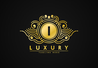 Letter I Luxury Logo