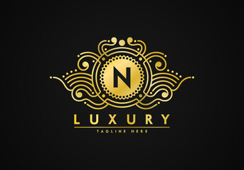 Letter N Luxury Logo
