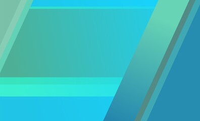Complex abstract geometric blue-gree background. Modern futuristic laconic design. Minimalistic style. Vector