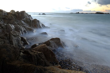 The granite coast at Piriac sur Mer.
