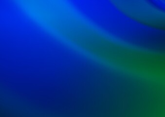 Dark Blue, Green vector glossy abstract template. A vague abstract illustration with gradient. The elegant pattern for brand book.