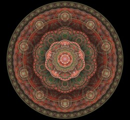 Abstract fractal pattern and shape