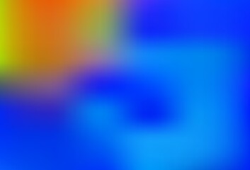 Light Blue, Yellow vector blurred background.