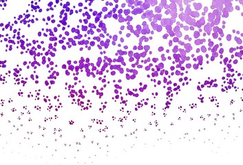 Light Purple vector background with liquid shapes.