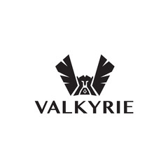 Fototapeta premium logo Valkyrie Design Vector Interiors War