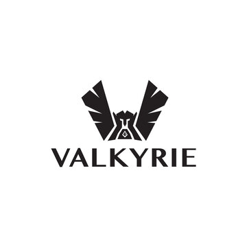 logo Valkyrie Design Vector Interiors War