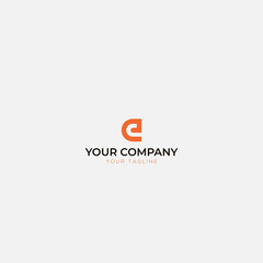 flexible letter E logo design e commerce logo