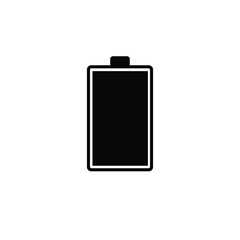 Battery Simple Icon Vector Illustration