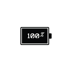 Battery Simple Icon Vector Illustration