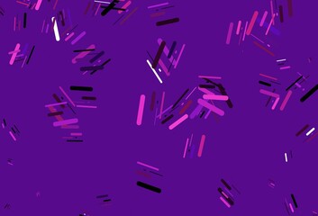 Light Pink vector backdrop with long lines.