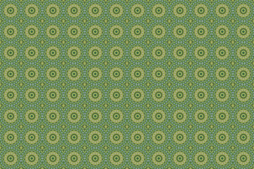 Green abstract leaf backgroudn with round shape