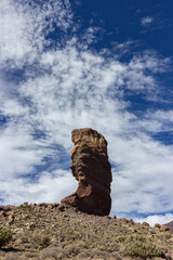 Fototapeta na wymiar Views of Roques de Garcia near Teide in Tenerife (Spain)