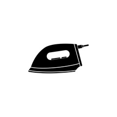 electric iron icon set vector symbol