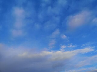 blue sky with clouds