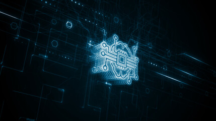 Internet of things - IOT concept. Businessman offer IOT products and solutions. 3d illustration