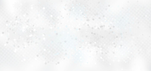 Gray halftone pattern with white line motion and network connection backdrop wallpaper. Clean Grey geometric background.