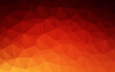 Light Red, Yellow vector low poly layout. A vague abstract illustration with gradient. Completely new design for your business.