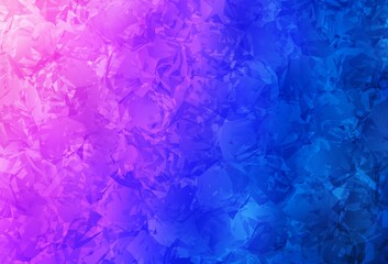 Fototapeta na wymiar Light Pink, Blue vector doodle backdrop with roses, flowers.