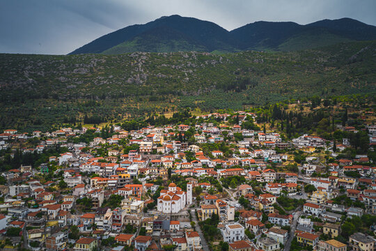 Amfissa city on Central  Greece