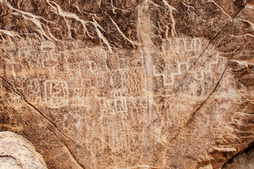 petroglyphs at grapevine canyon