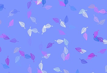 Naklejka premium Light Pink, Blue vector sketch backdrop.