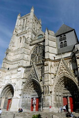 Obraz premium Ville de Meaux, département de Seine-et-Marne, France