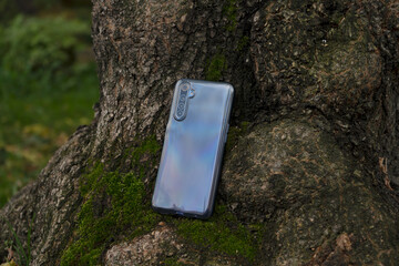 Beautiful transparent protective case for smartphone