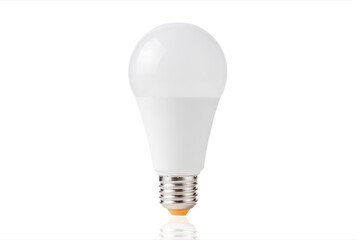 Isolated mate light bulb on white background